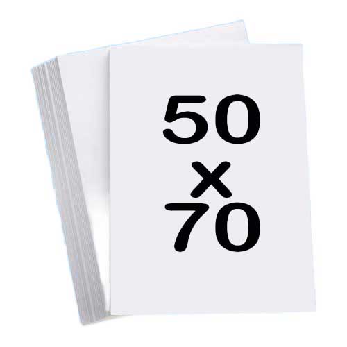 Bogengröße 50x70 cm einfarbig