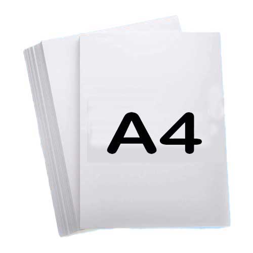 Bogengröße DIN A4 einfarbig