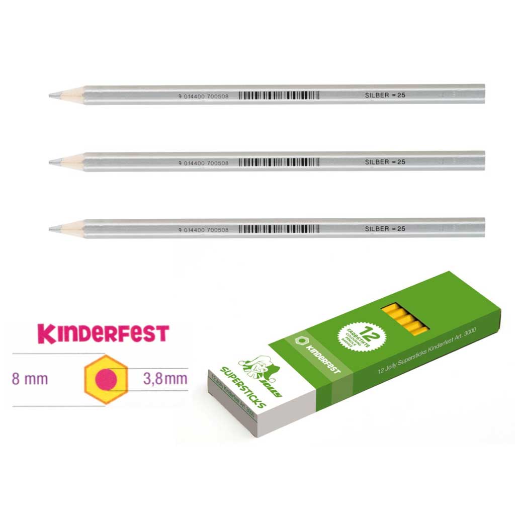 JOLLY Kinderfest 12 Stück silber