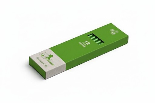 JOLLY Kinderfest 12 Stück metallic grün