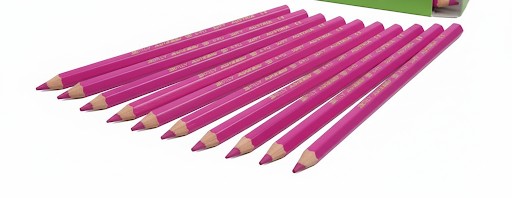 JOLLY X-BIG Farbstifte 12 Stück zyklamen   