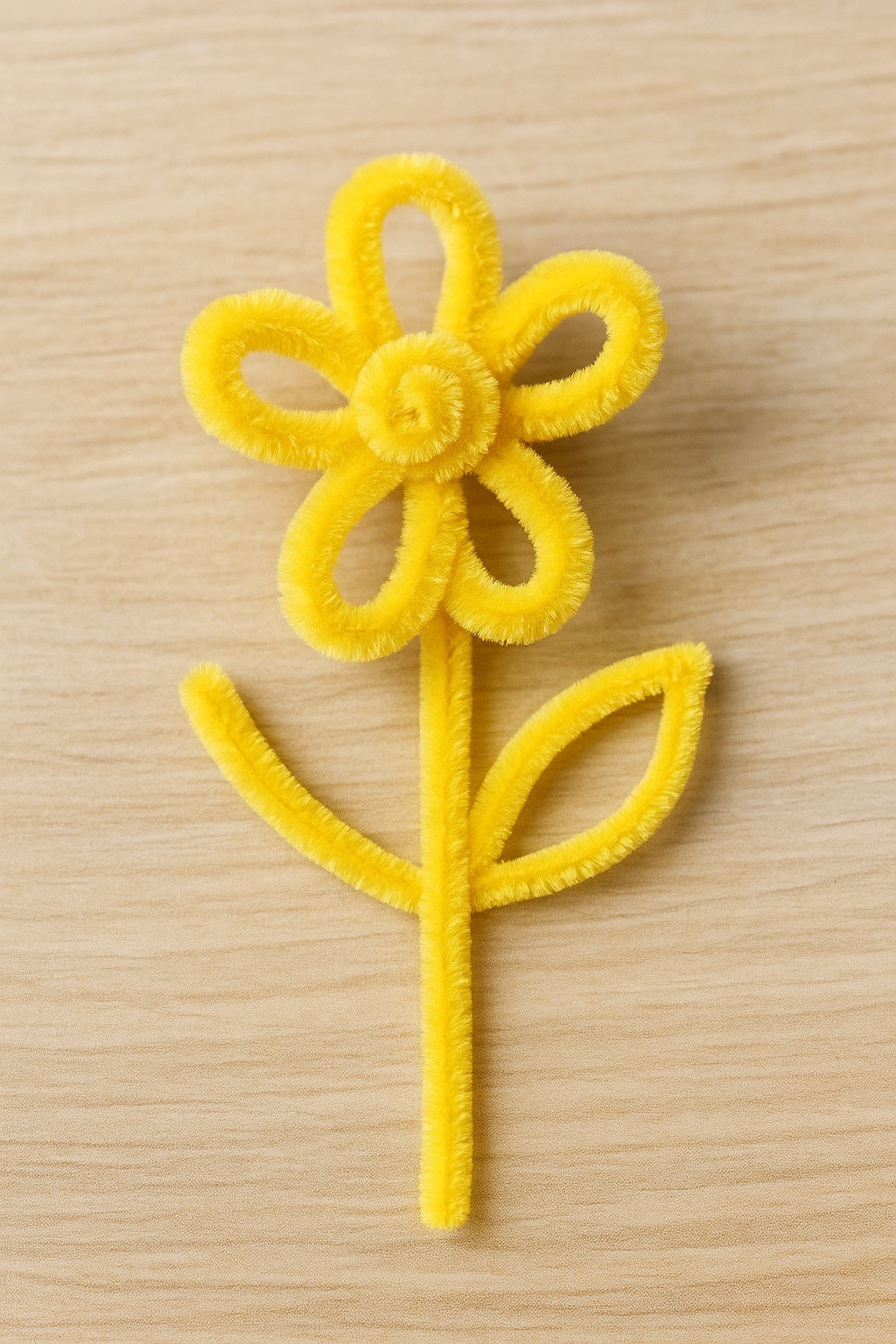 Chenilledraht, bananengelb