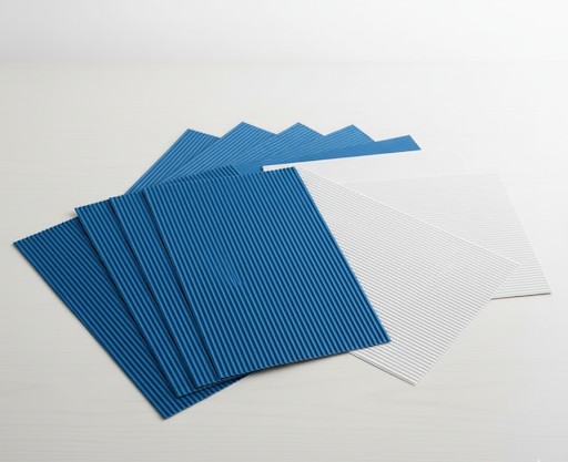 E-Wellpappe, 50x70cm, 10 Bogen pazifik