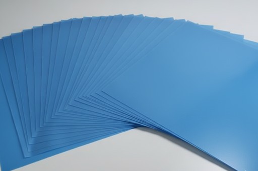 Transparentpapier 70x100 25Bg blau