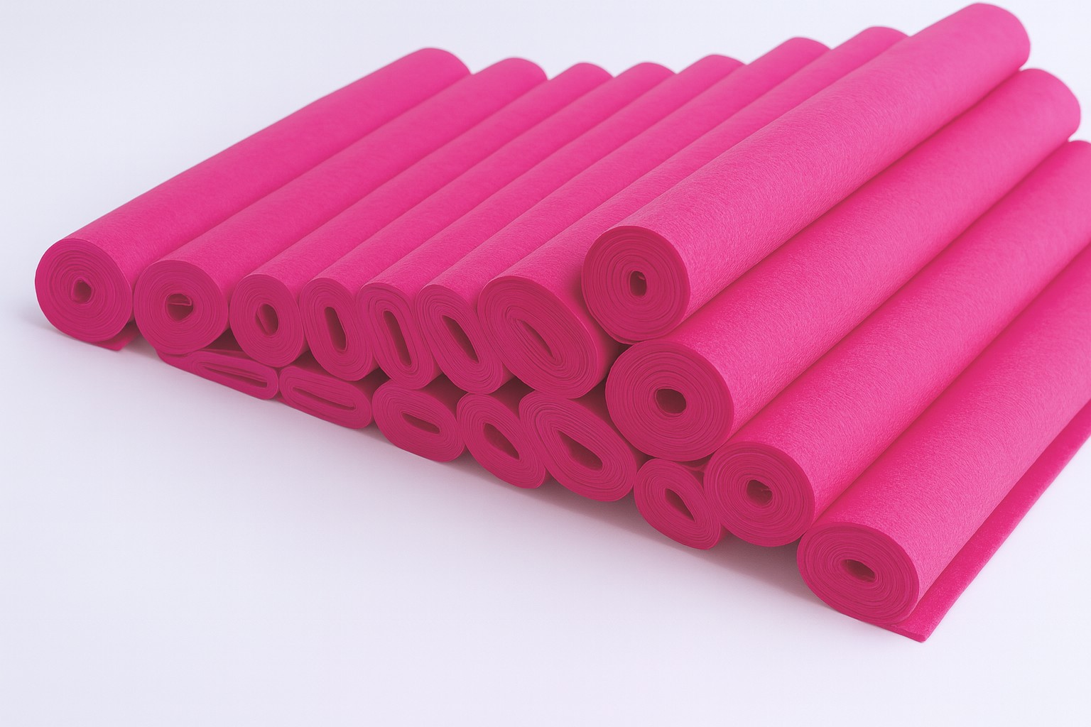 Bastelfilz 150g/m², 45cmx5m, 1 Rolle pink