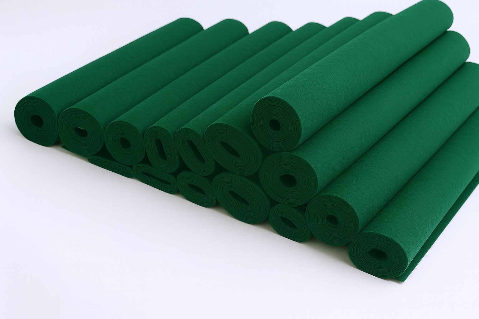 Bastelfilz 150g/m², 45cmx5m, 1 Rolle tannengrün