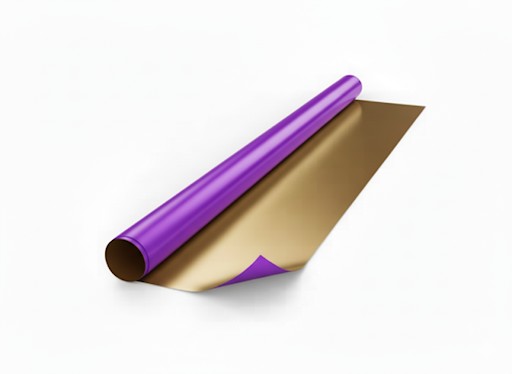 Alu-Folie 10mx50cm gold/violett