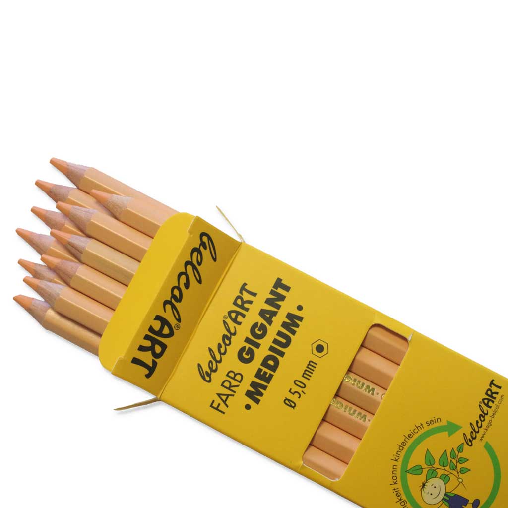 belcolART FARB GIGANT MEDIUM, 12 Stifte Haut