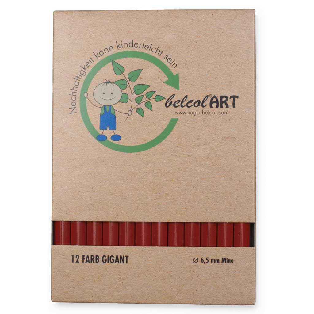 belcolART FARB GIGANT 12 Stk. rotbraun