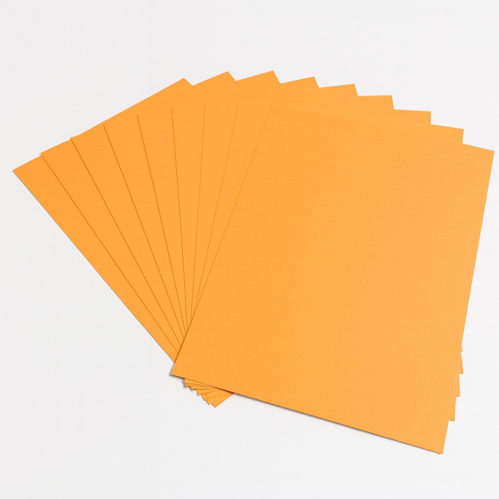Tonpapier 130g/m², DIN A4, 100 Blatt ocker