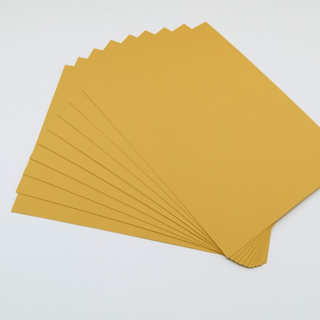 Tonpapier 130g/m², 50x70cm, 10 Bogen gold