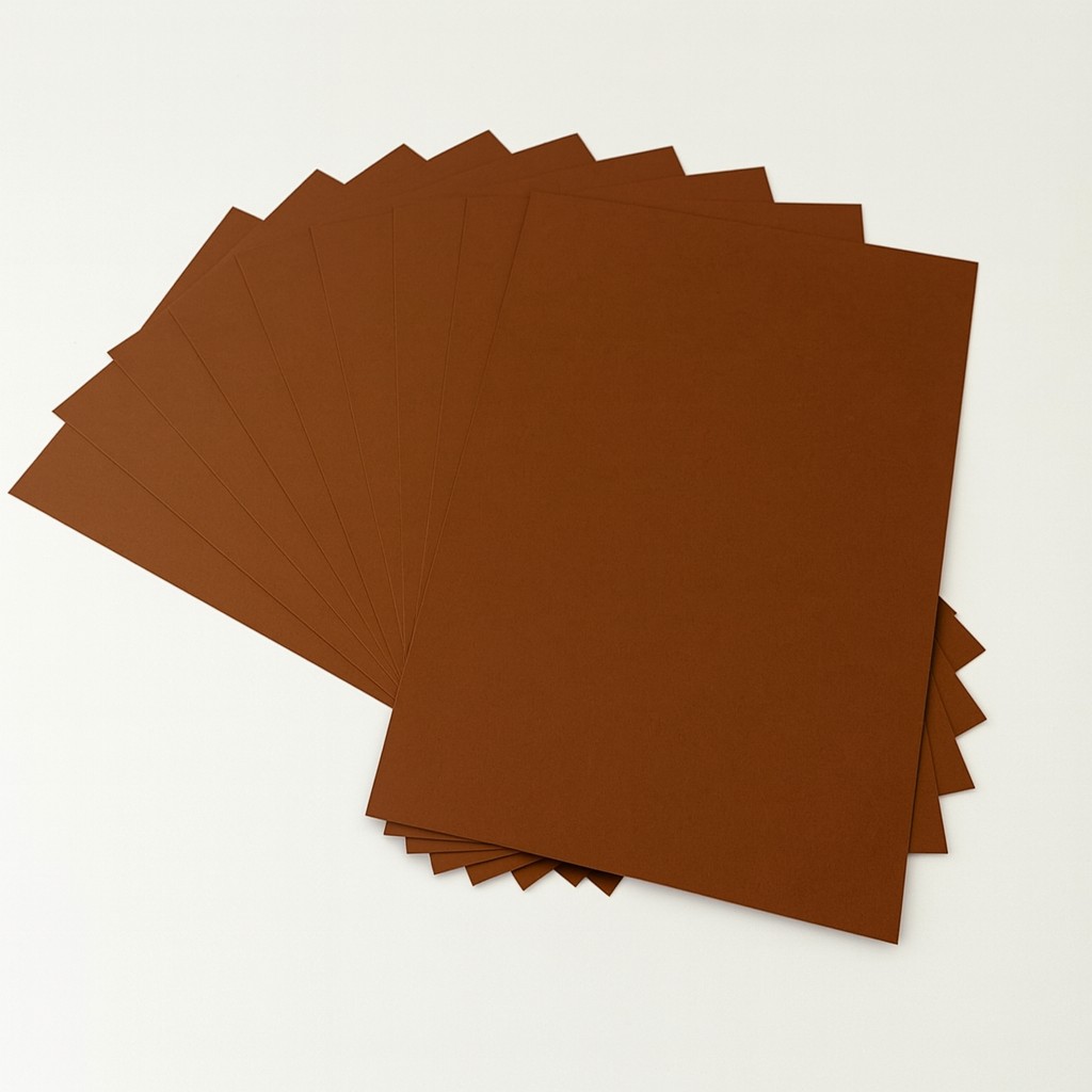 Tonpapier 130g/m², 50x70cm, 25 Bogen schokobraun