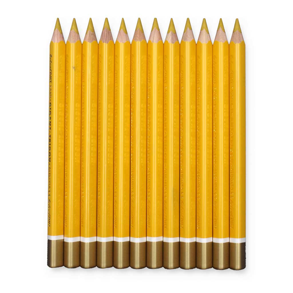 belcolART TRIGON 12 Stifte dunkelgelb