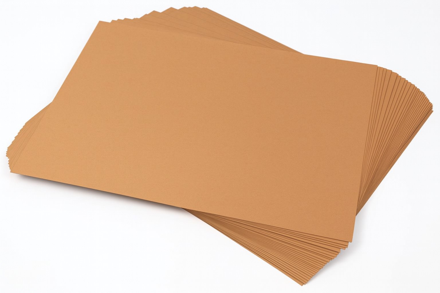Tonpapier 130g/m², 50x70cm, 25 Bogen rehbraun