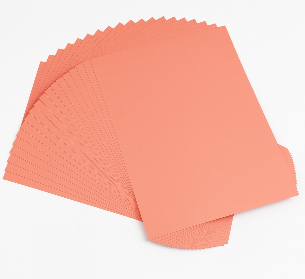 Tonpapier 130g/m², DIN A4, 100 Blatt lachs