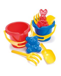 Eimer-Set im Netz 4 Teile Höhe 20 cm