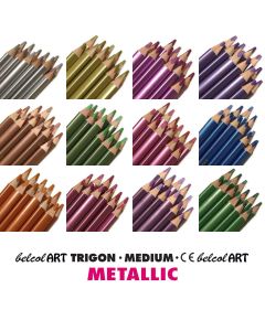 144 belcolART TRIGON MEDIUM METALLIC