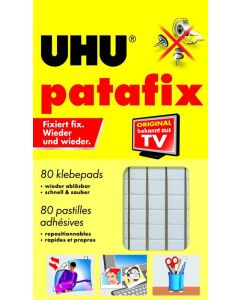 UHU patafix, 80 Klebepads weiß