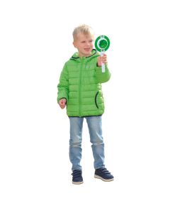 Polizei-Kelle mit Licht