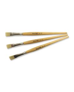 blecolART Synthetik flache Borste Gr.10, 12 Pinsel
