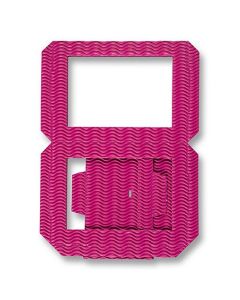 Laternenrohling aus 3D-Welle 5 Stück, pink