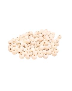 Holzperlen 100 Stück Ø 10 mm