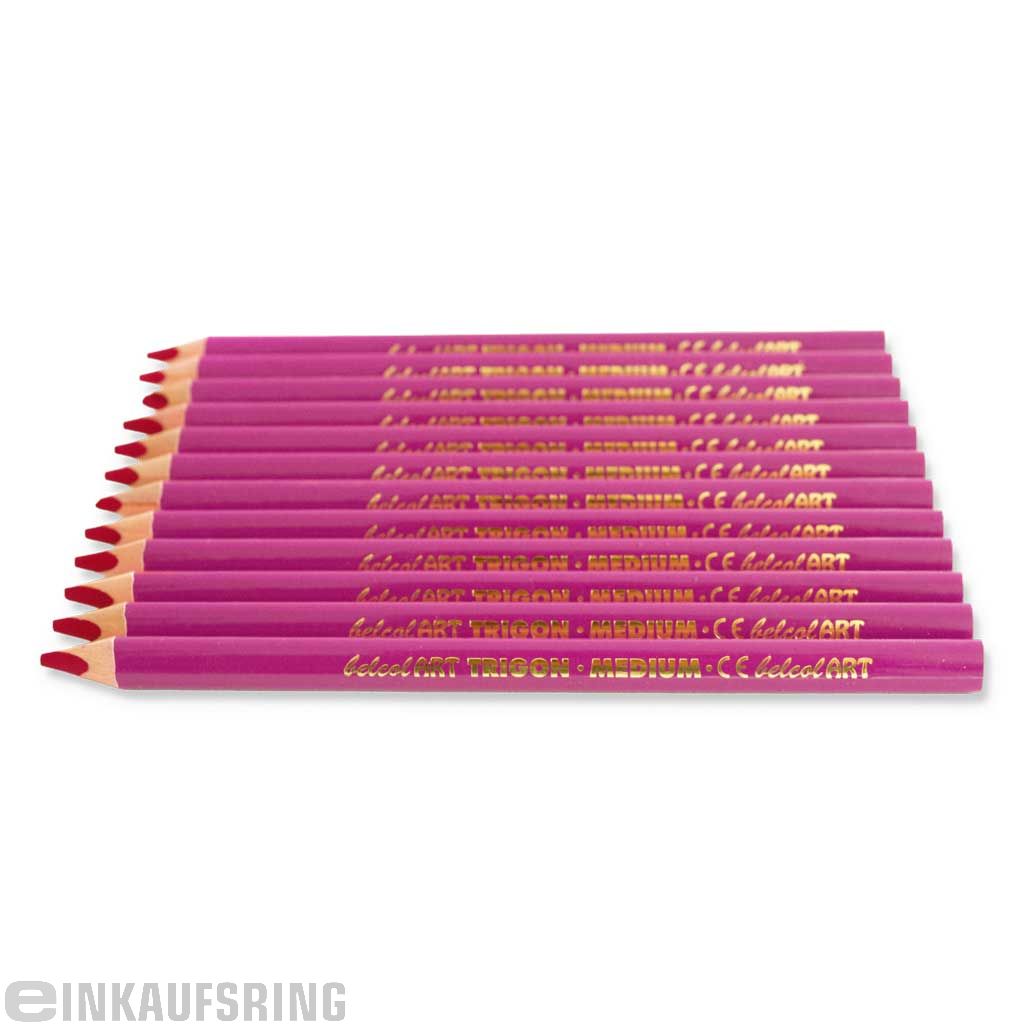 belcolART TRIGON MEDIUM, 12 Stifte lavendel