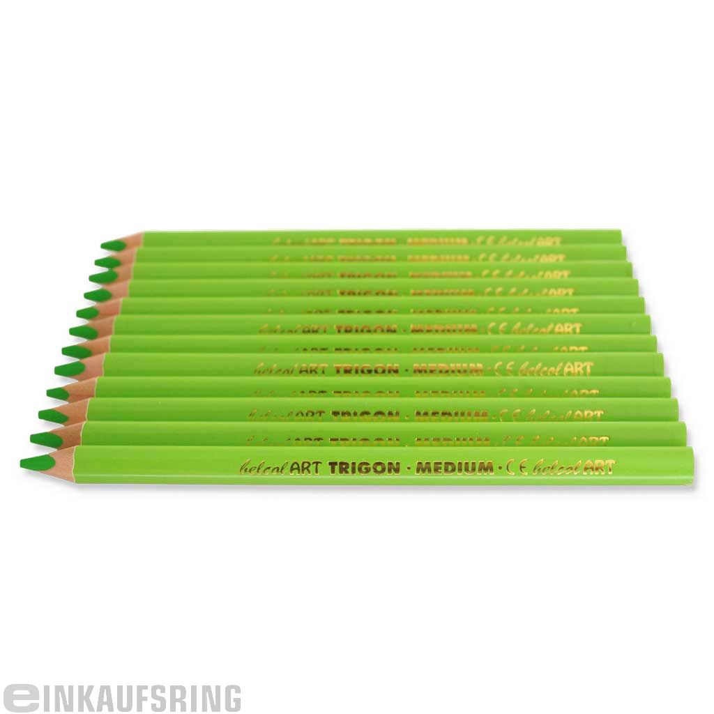 belcolART TRIGON MEDIUM, 12 Stifte hellgrün