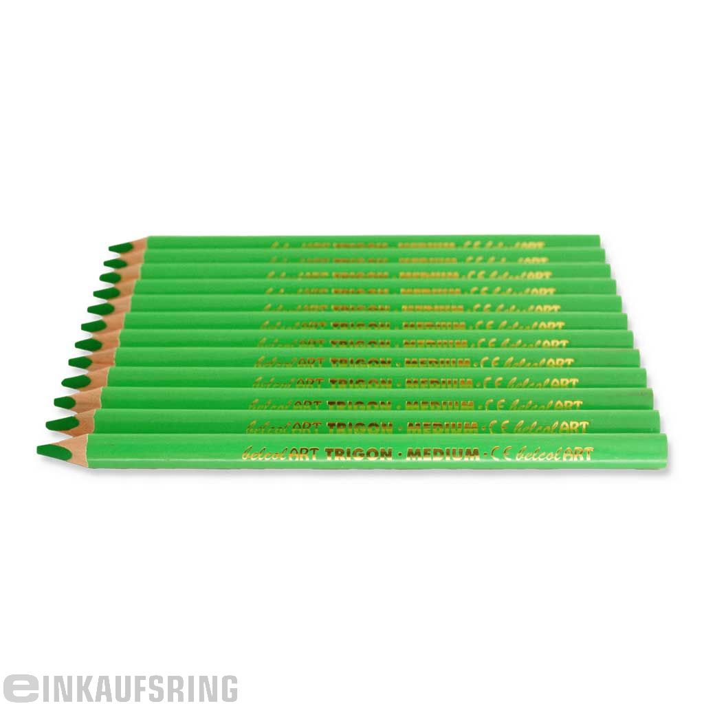 belcolART TRIGON MEDIUM, 12 Stifte grün