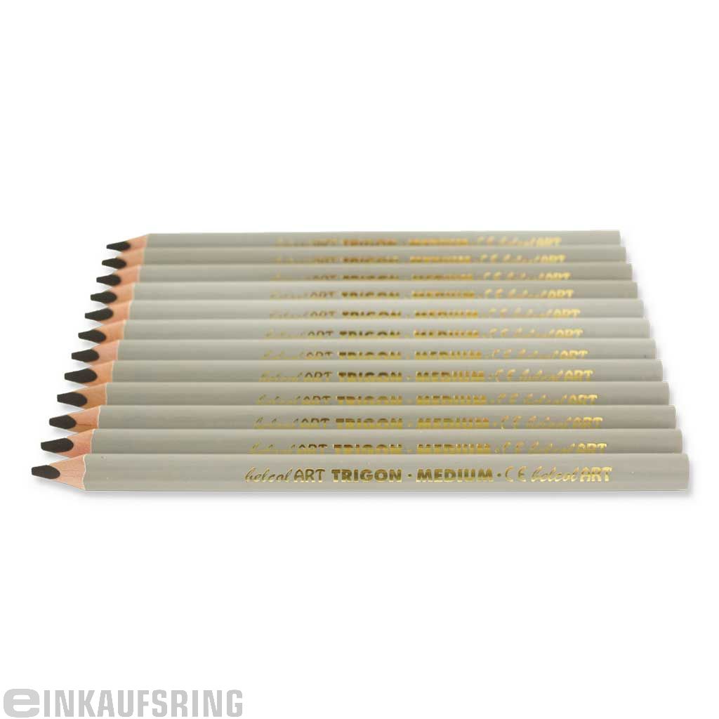 belcolART TRIGON MEDIUM, 12 Stifte grau