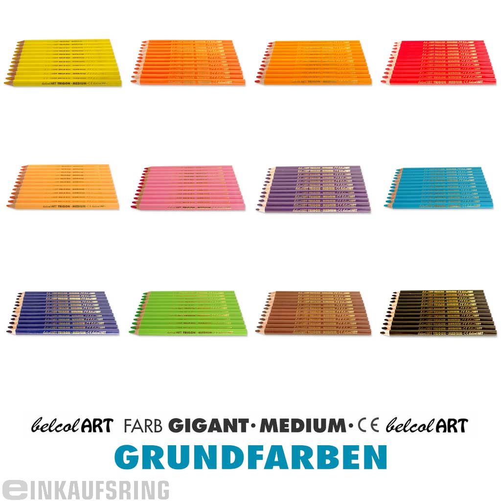 144 belcolART TRIGON MEDIUM 12 Grundfarben
