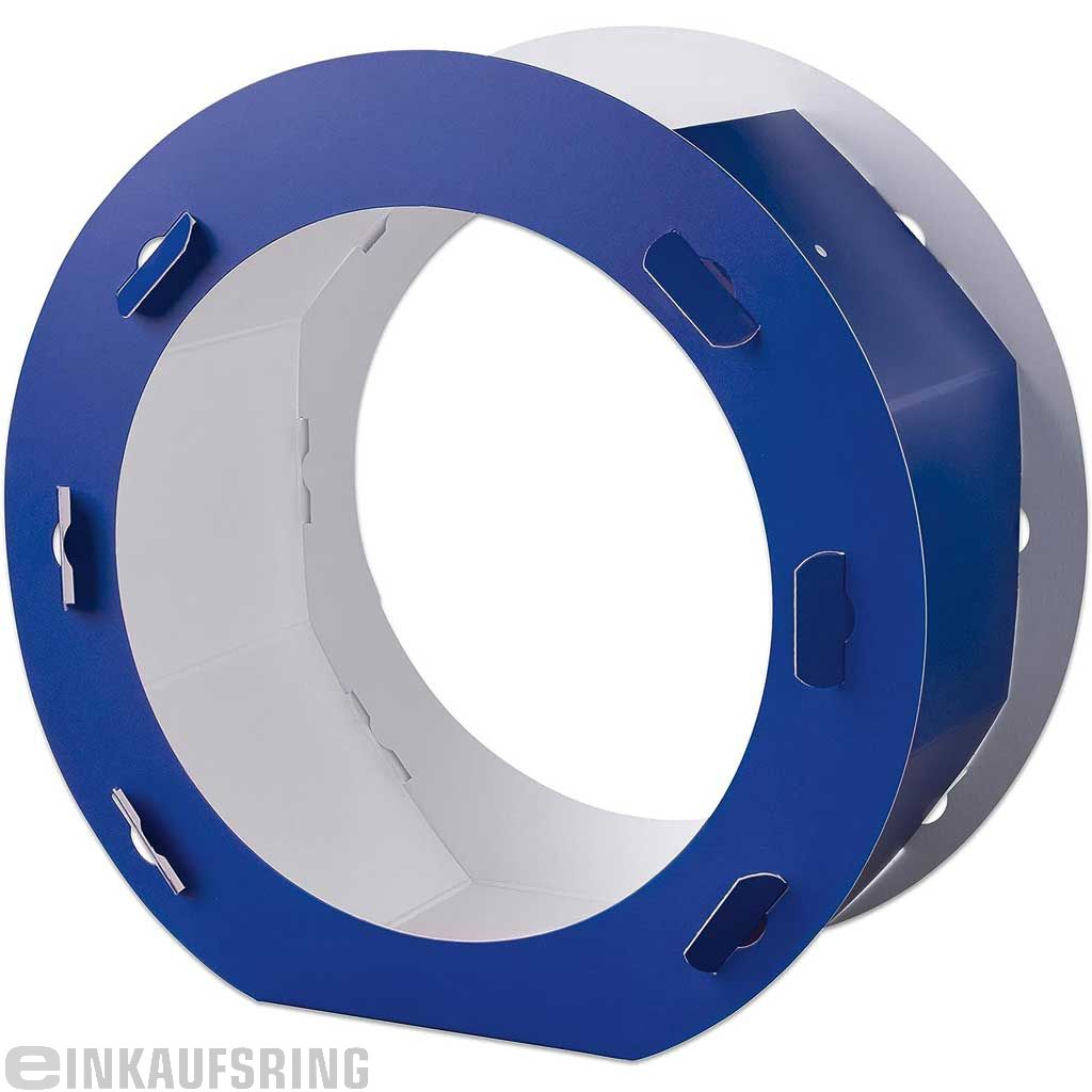 Rundlaternen Rohlinge Ø 22cm 5 Stück, dunkelblau