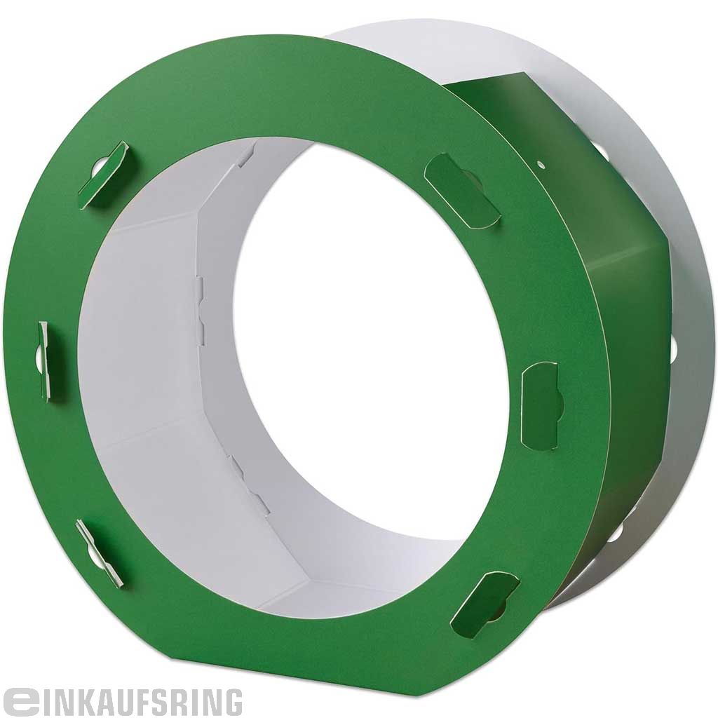 Rundlaternen Rohlinge Ø 22cm 5 Stück, grün